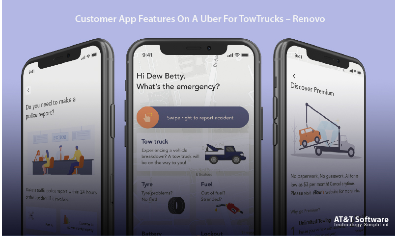 Customer App Features On A Uber For TowTrucks – Renovo Customer App Features On A Uber For TowTrucks – Renovo
