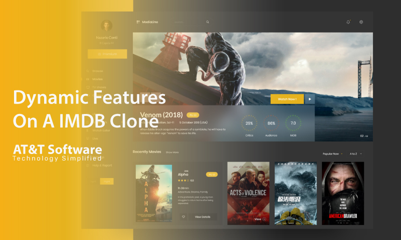 Dynamic Features On A IMDB Clone