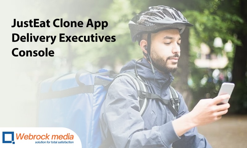JustEat Clone App Delivery Executives Console