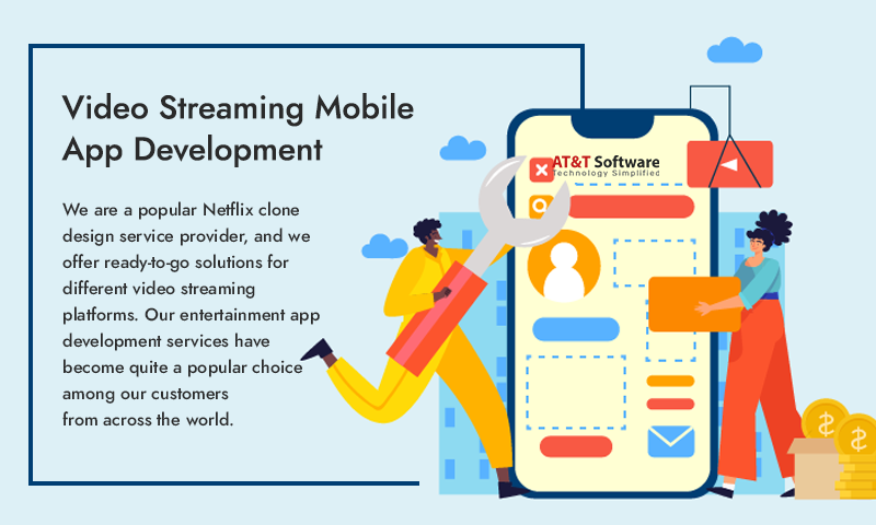 On Demand Video Streaming Mobile App Development Services by Veda Ads