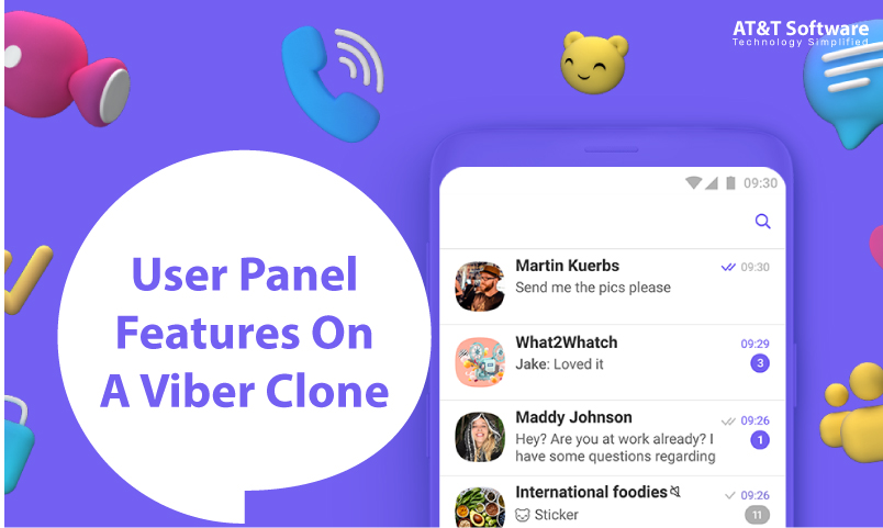 User Panel Features On A Viber Clone User Panel Features On A Viber Clone