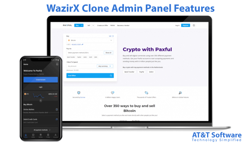 WazirX Clone Admin Panel Features WazirX Clone Admin Panel Features