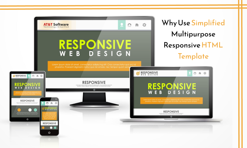 Why Use Simplified Multipurpose Responsive HTML Template from Veda Ads