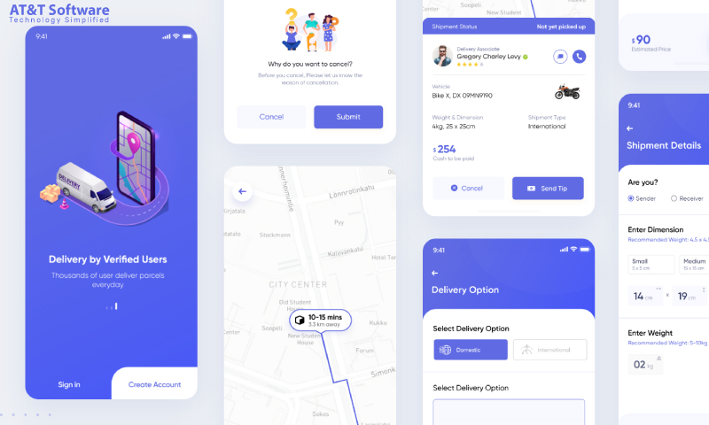 Uber For Courier - Cursor X Uber For Courier - Cursor X