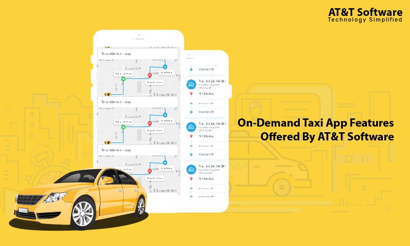 On-Demand Taxi App Features Offered By Veda Ads